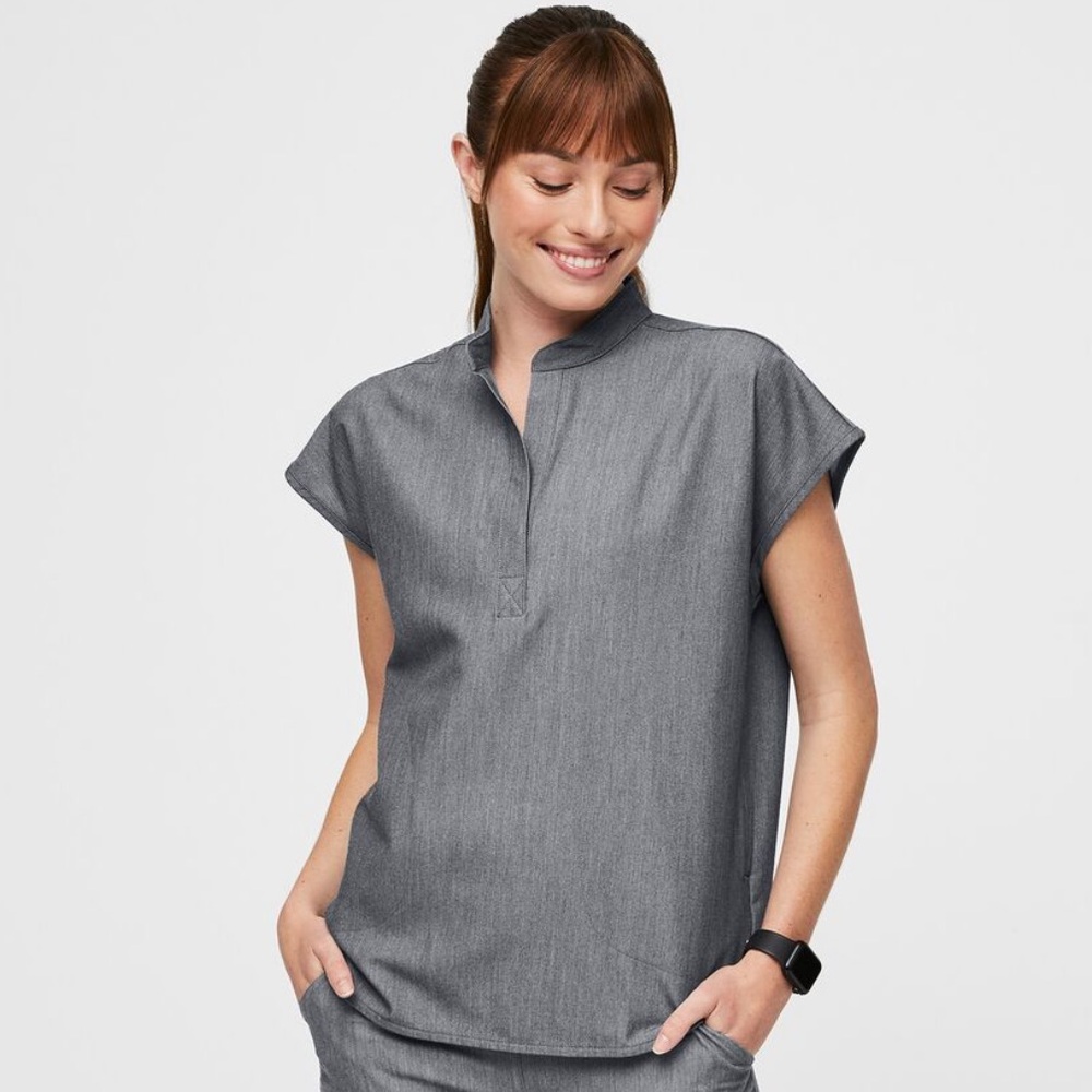 Figs scrub top Rafaela xxs grey color women’s